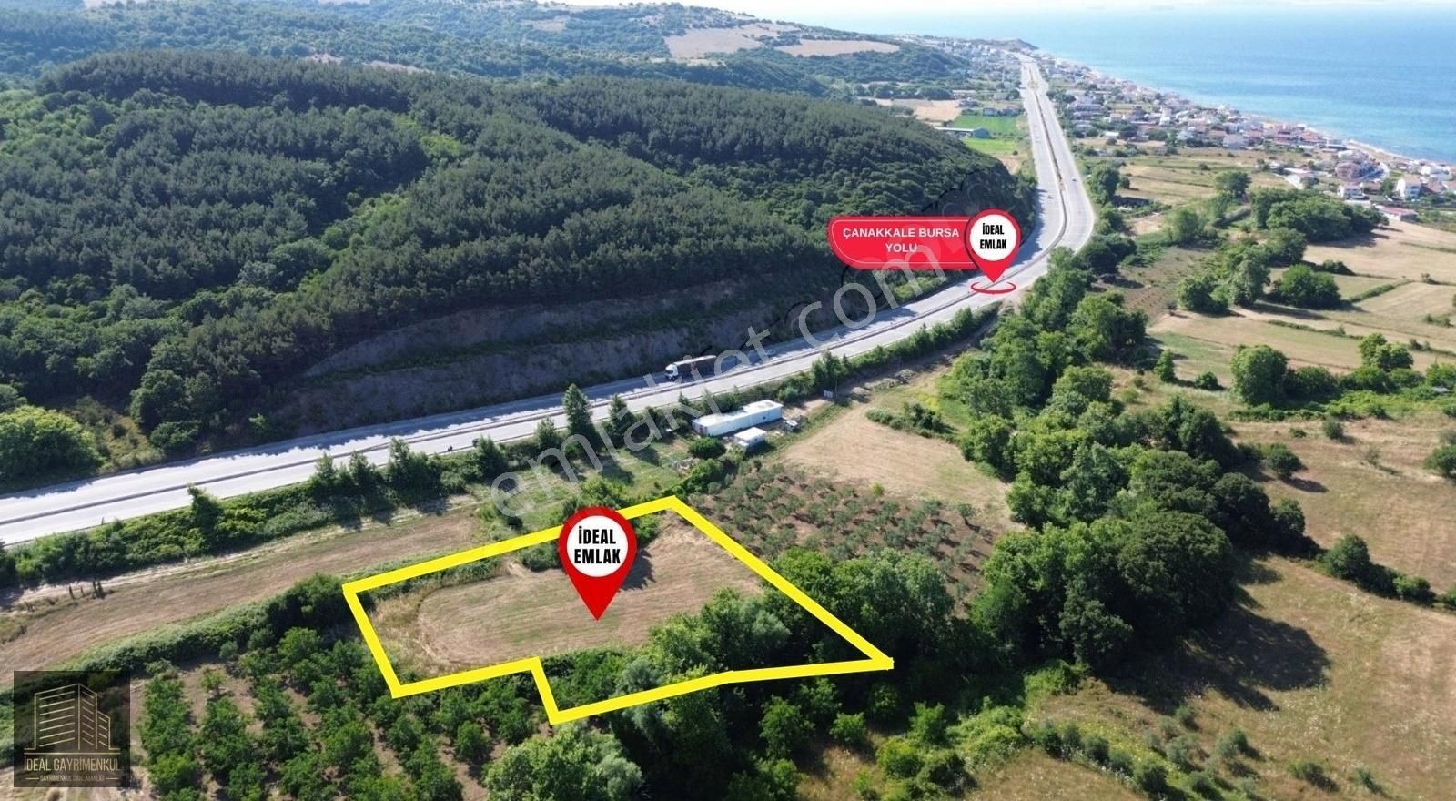 Lapseki Güreci Köyünde 2895 M2 Yatırımlık Fırsat Tarla!!! - Görsel 25