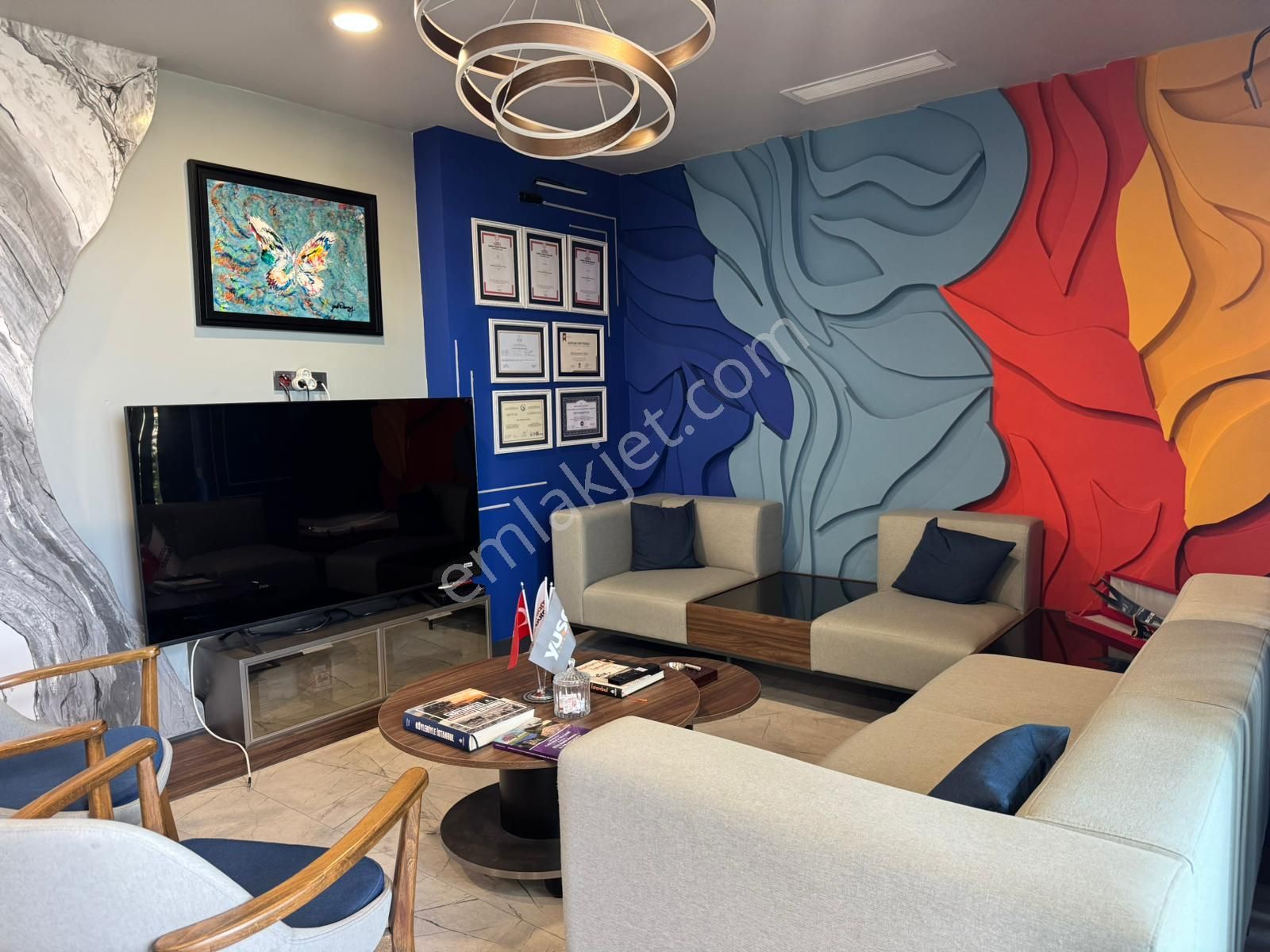 Çatalca Merkezi Konumda Lüks Tasarımlı Teraslı Ofis – Devren Kiralık!! - Görsel 8