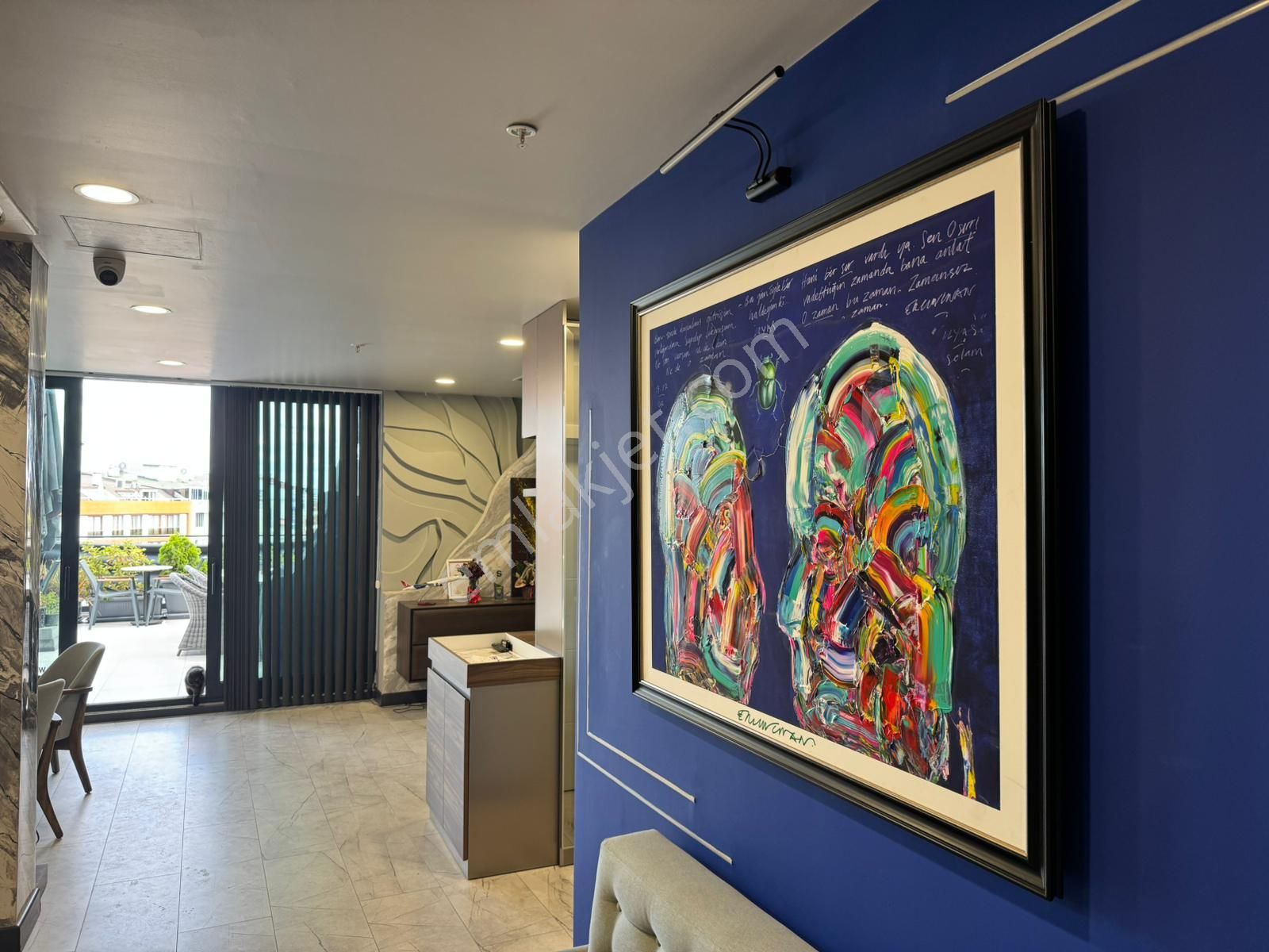 Çatalca Merkezi Konumda Lüks Tasarımlı Teraslı Ofis – Devren Kiralık!! - Görsel 10