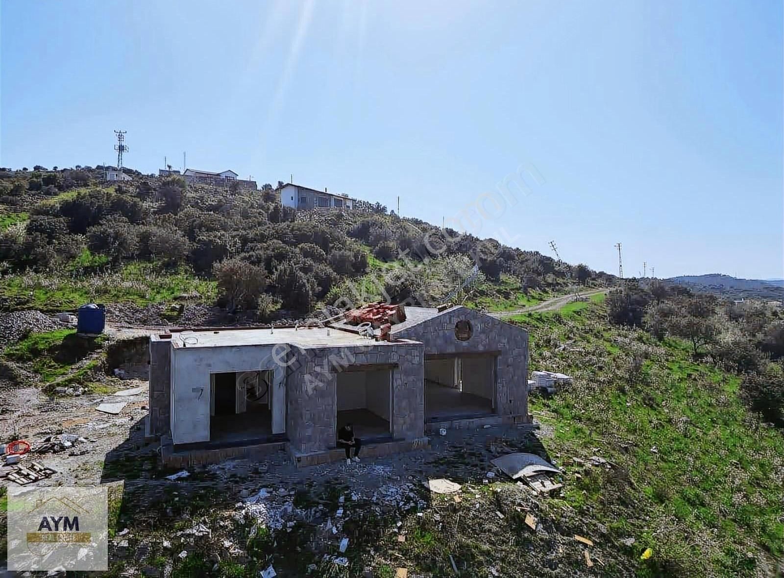 Milas Meşelik Deniz Ve Göl Manzaralı Satılık Müstakil Villa - Görsel 5