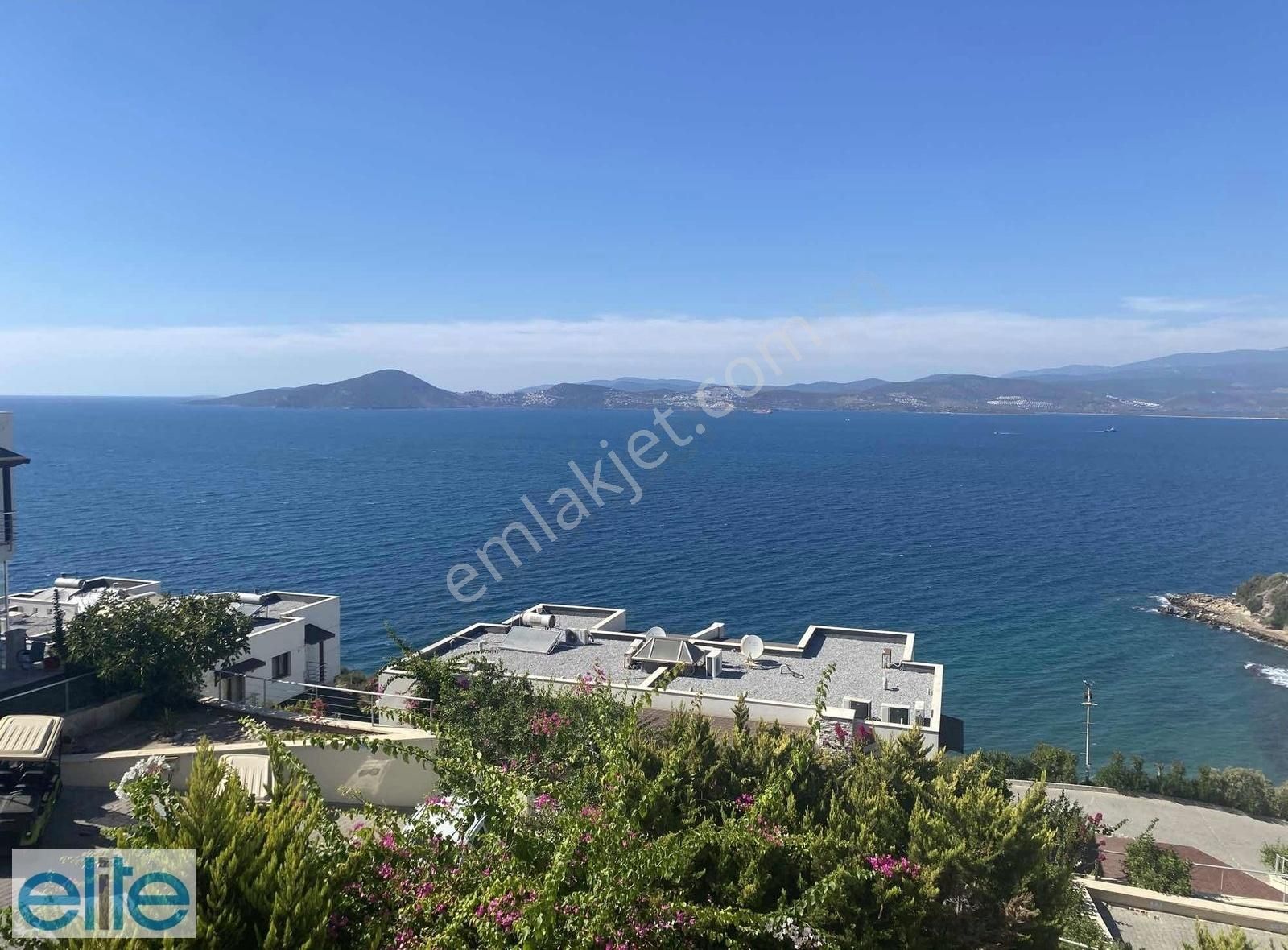 Muğla Bodrum Milas Arası Boğaziçi Elit Sitede Full Manzara Daire - Görsel 4