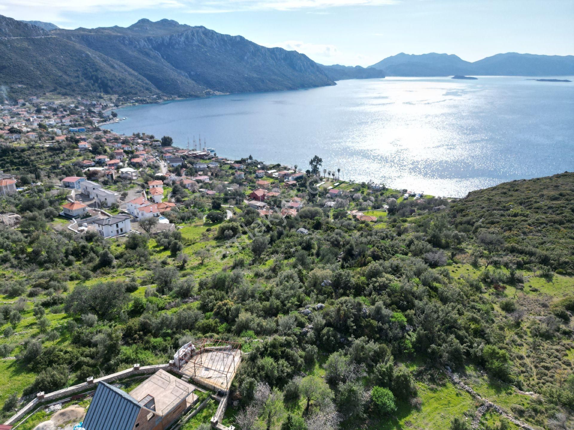 🔷joker: Marmaris Söğüt Deniz Manzaralı Satılık Tarla - Görsel 2