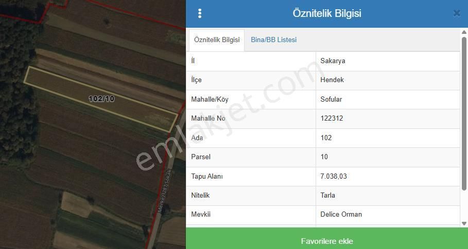 Hendek-sofular Köyünde Asfalt Yola 30 Mt Cepheli 7.038 M2 Tarla - Görsel 5