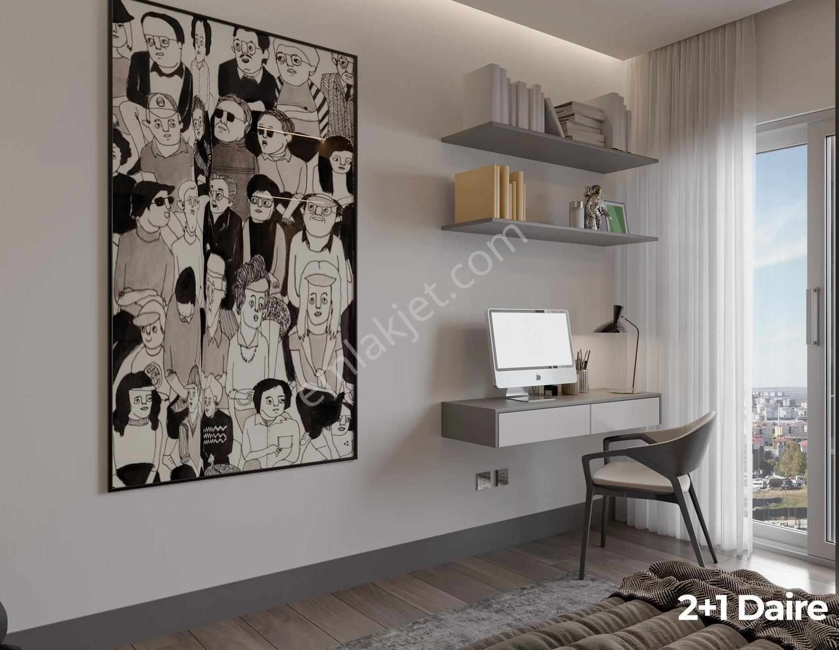 Wisremden Panorama Bulvar Silivri, Elit Sitede 2+1 Arakat Daire - Görsel 12