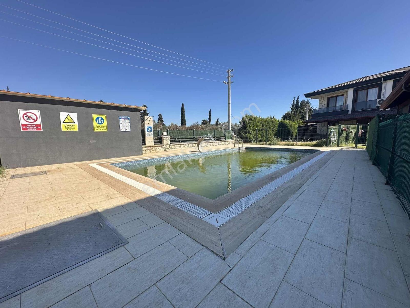 İzmir Seferihisar Doğanbey De Satılık 3+1 Yazlık Villa Havuzlu - Görsel 15