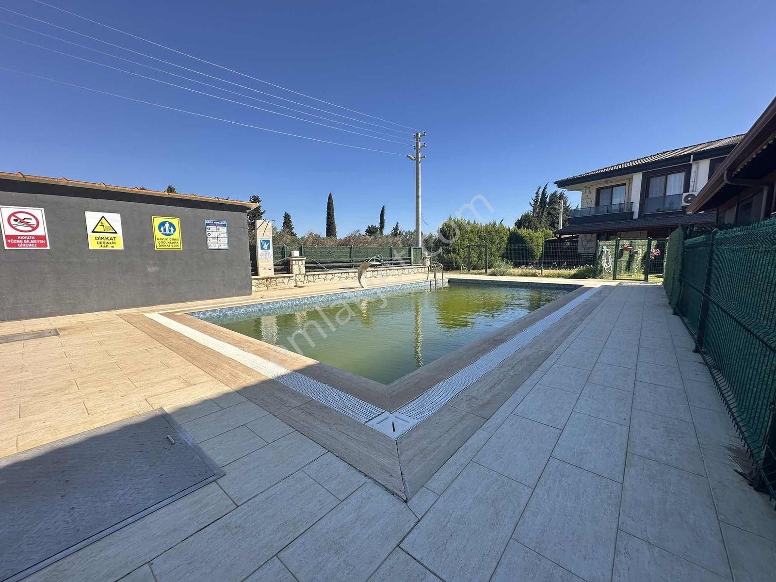 İzmir Seferihisar Doğanbey De Satılık 3+1 Yazlık Villa Havuzlu - Görsel 19