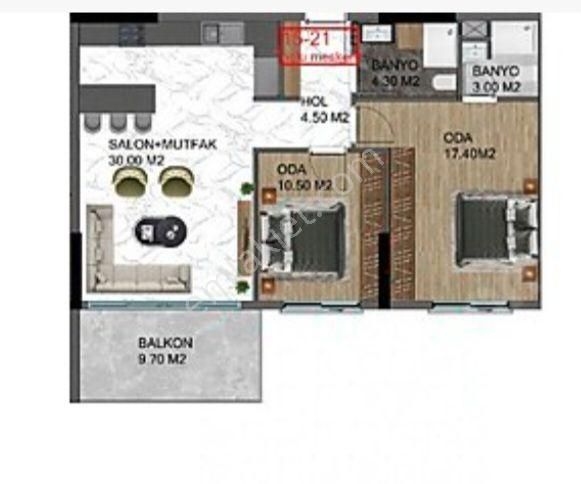 Kuşadası Satılık 2+1 Daire - Görsel 21