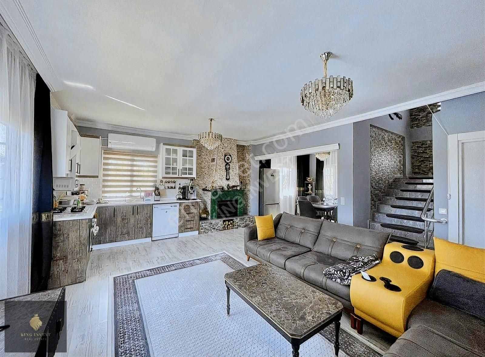 King'den 3 Katlı Full Eşyalı Lux 3+1 Villa - Görsel 35