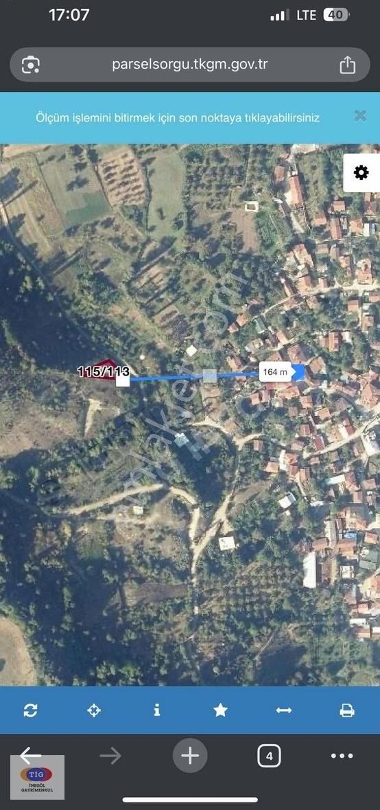 Tig'den Gündüzlü'de Satılık 400 M2 Arsa