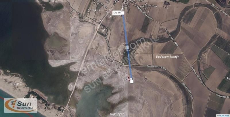 Sun Gayrimenkul'den Adana Karataş Hakkıbey'de 180m2 Satılık Arsa - Görsel 4