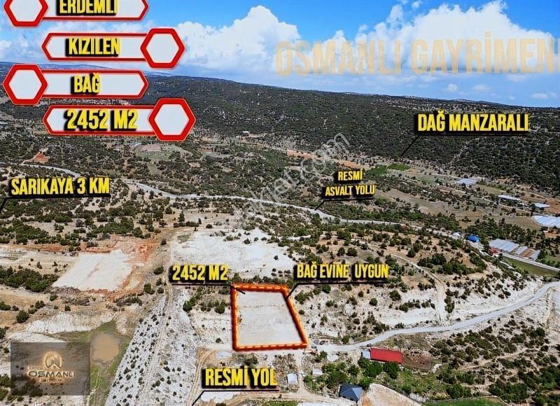 Erdemli Kızılen Köyün De Satılık 2452 M2 İmarlı Arsa - Görsel 12