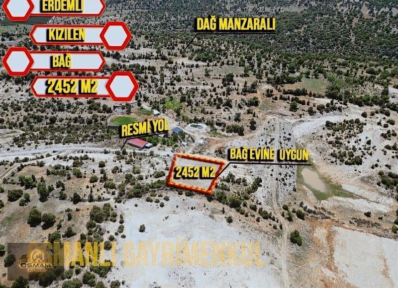 Erdemli Kızılen Köyün De Satılık 2452 M2 İmarlı Arsa - Görsel 4