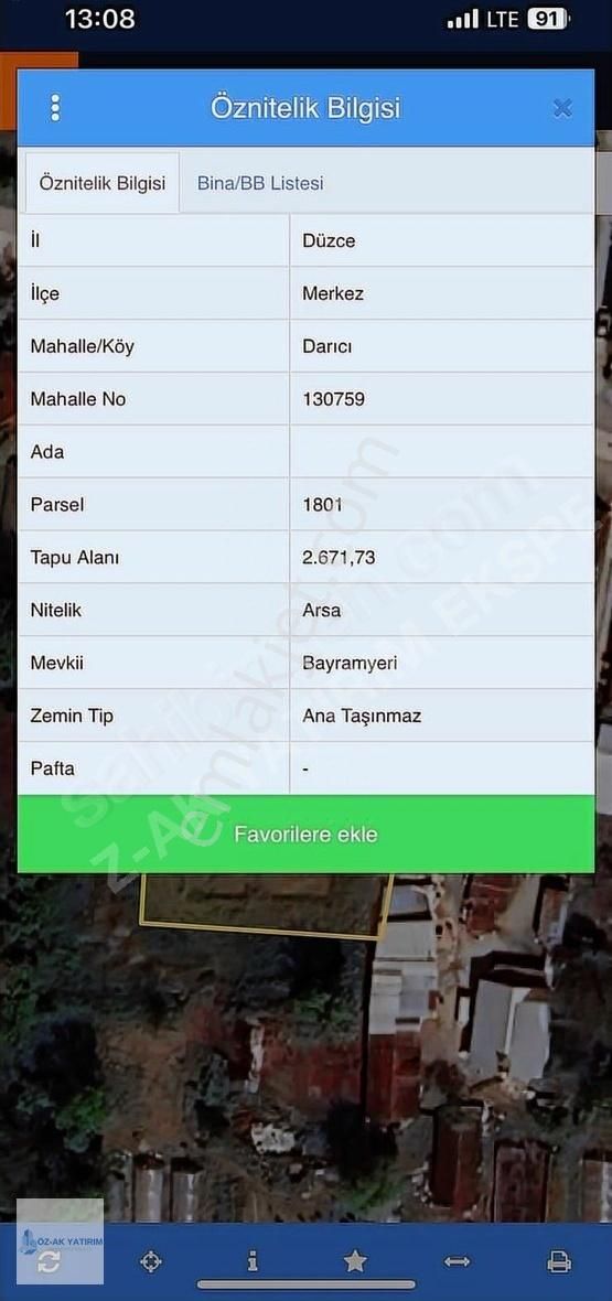 Öz-ak Tan Darıcıda Köşe Konumda Ruhsatı Alınmış 2671 M2 Arsa - Görsel 3