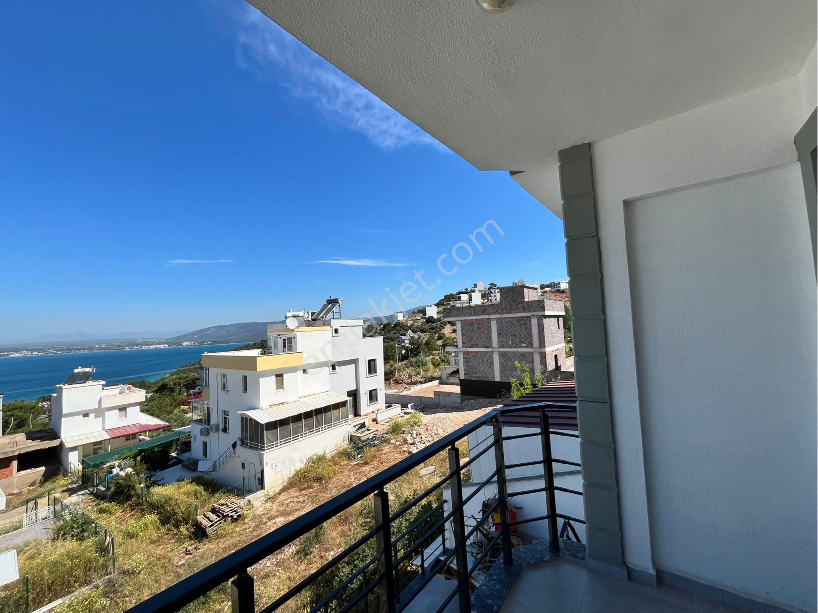 Akbükde Deniz Manzaralı 5+1 Kelepir İkiz Villa - Görsel 24