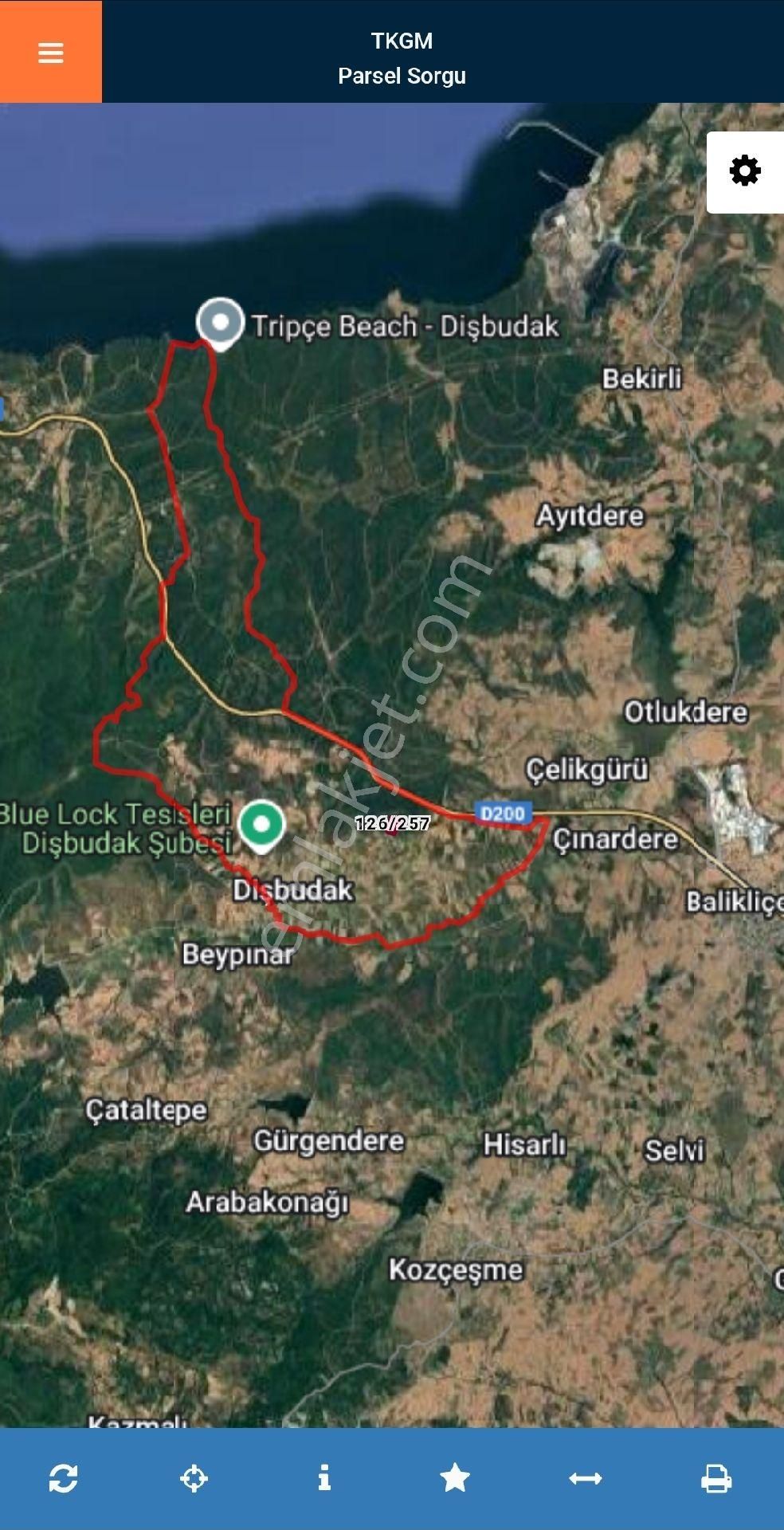 Çanakkale Lapseki Dişbudak Satılık Tarla - Görsel 3