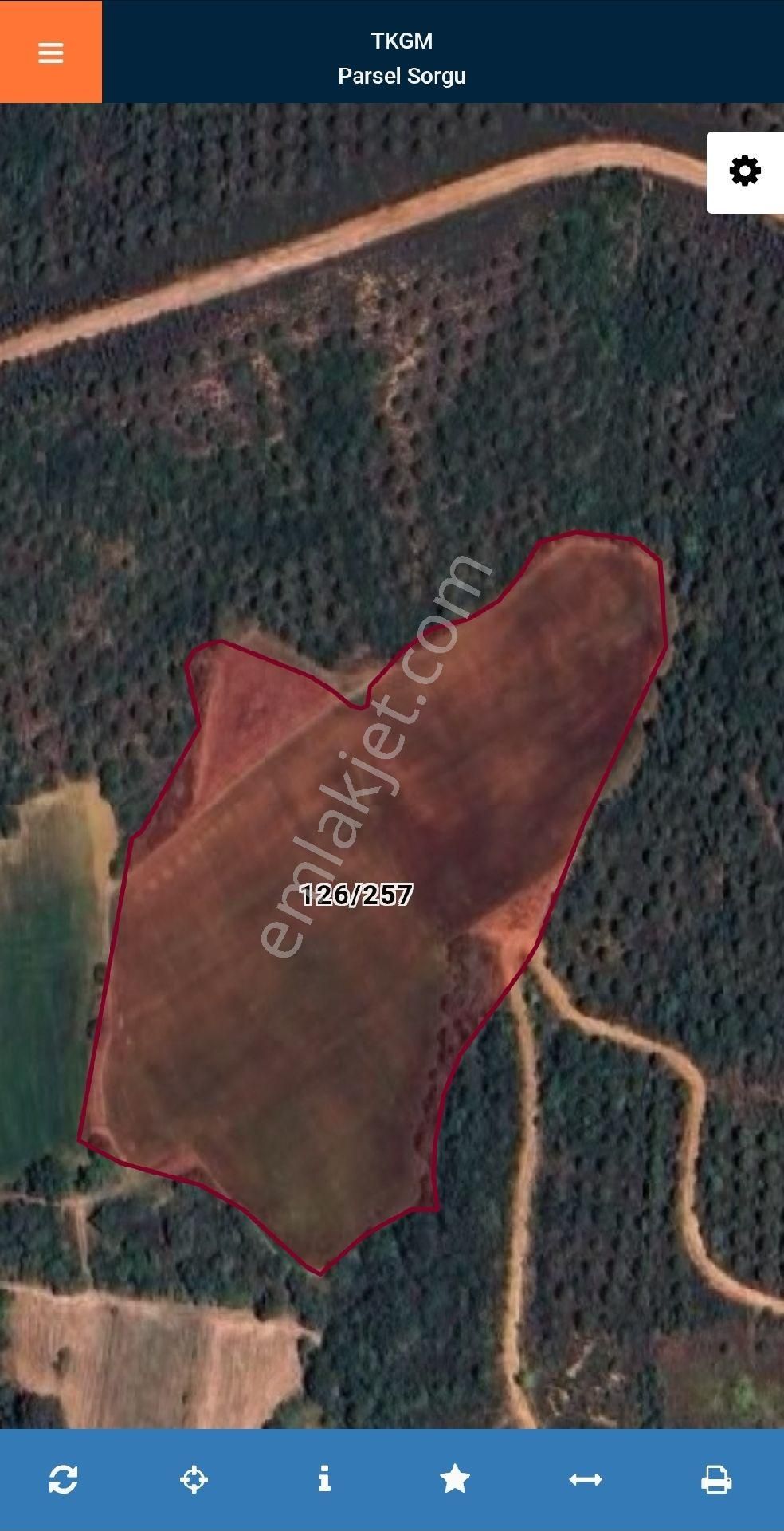 Çanakkale Lapseki Dişbudak Satılık Tarla