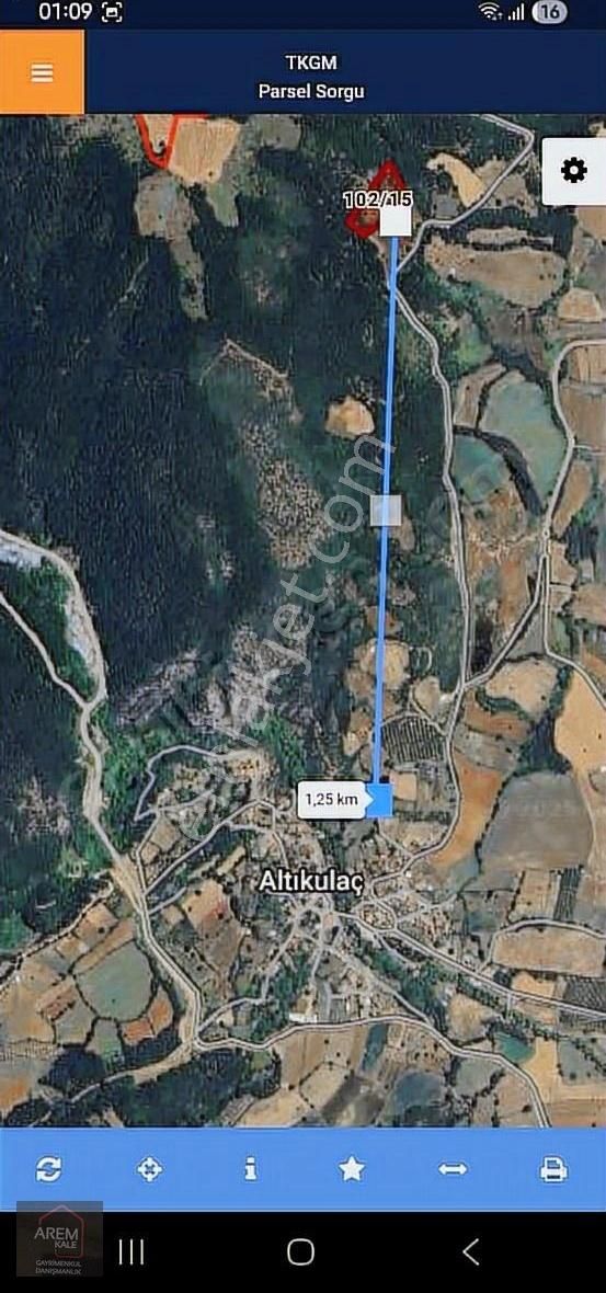 Çanakkale Çan Altıkulaç Köyünde 8.335m2 Satılık Tarla - Görsel 6