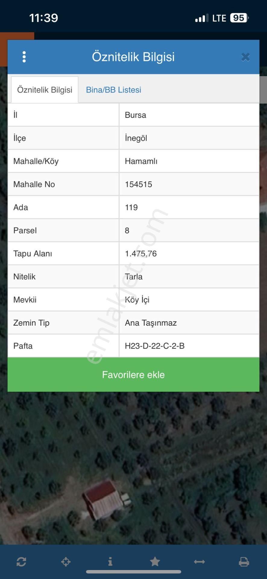 Akbaşlar Emlak Ve Gayrimenkul Güvencesiyle Satılık Tarla - Görsel 3