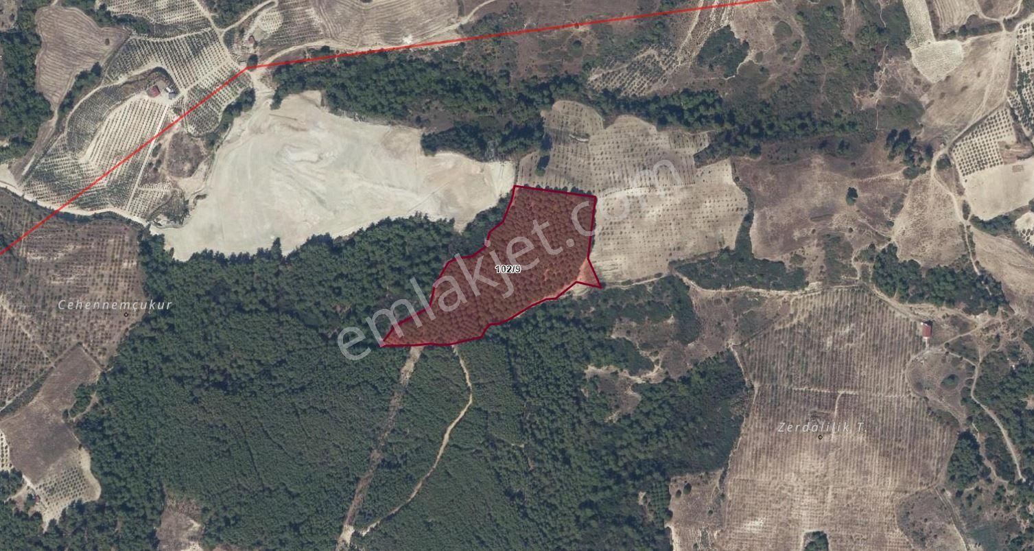 Caferli Köyü'nde Panoramik Deniz Manzaralı Yatırımlık Arazi - Görsel 2
