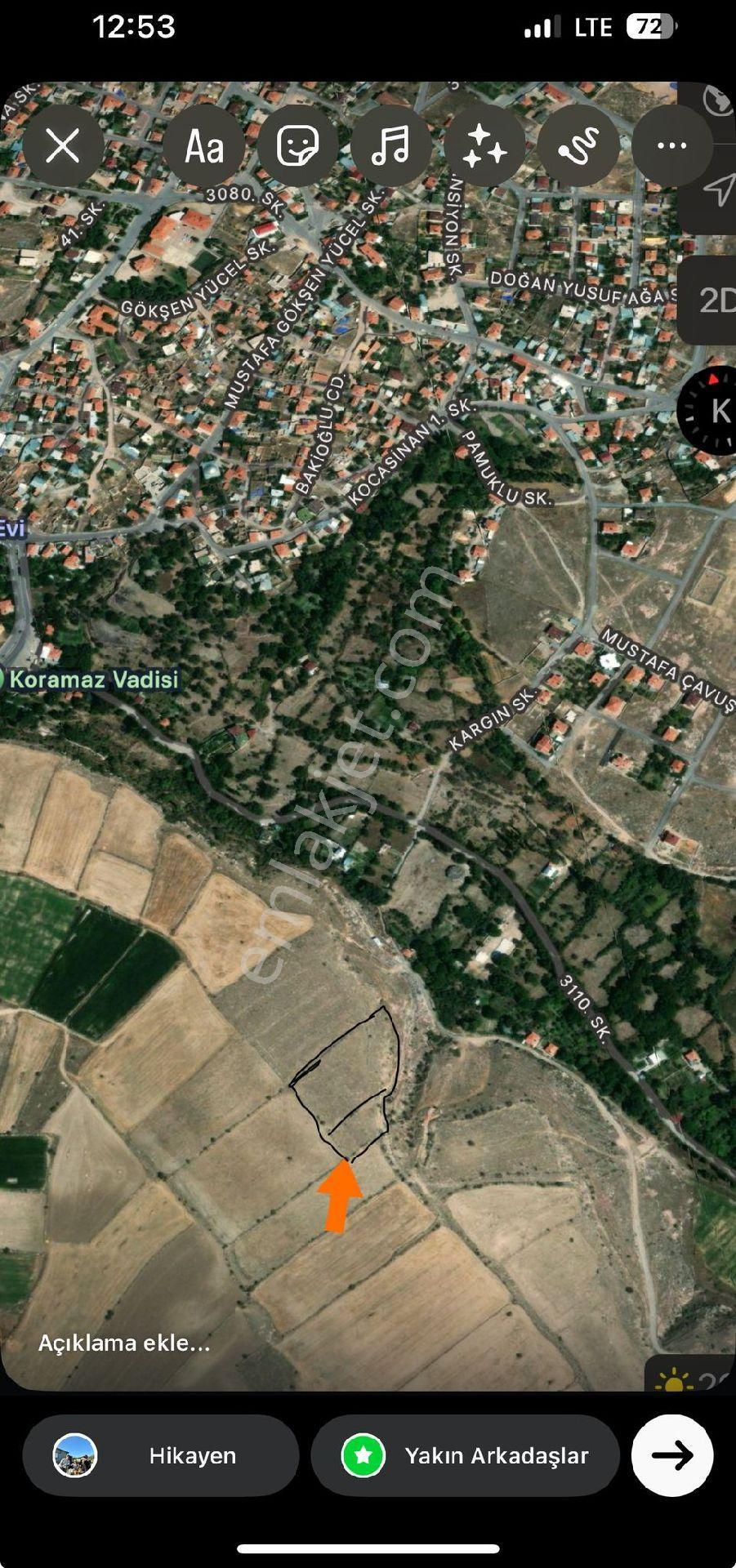 Kayseri Ağırnas Sahibinden Satılık Tarla - Görsel 5