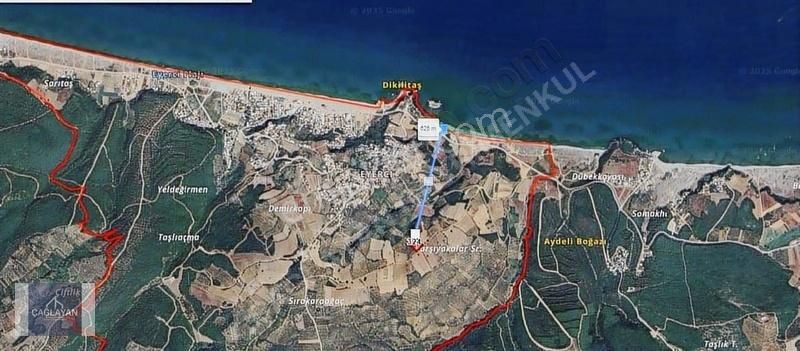 Mudanya Eğerce'de 4500 M'2 Deniz Manzaralı Satılık Tarla - Görsel 2