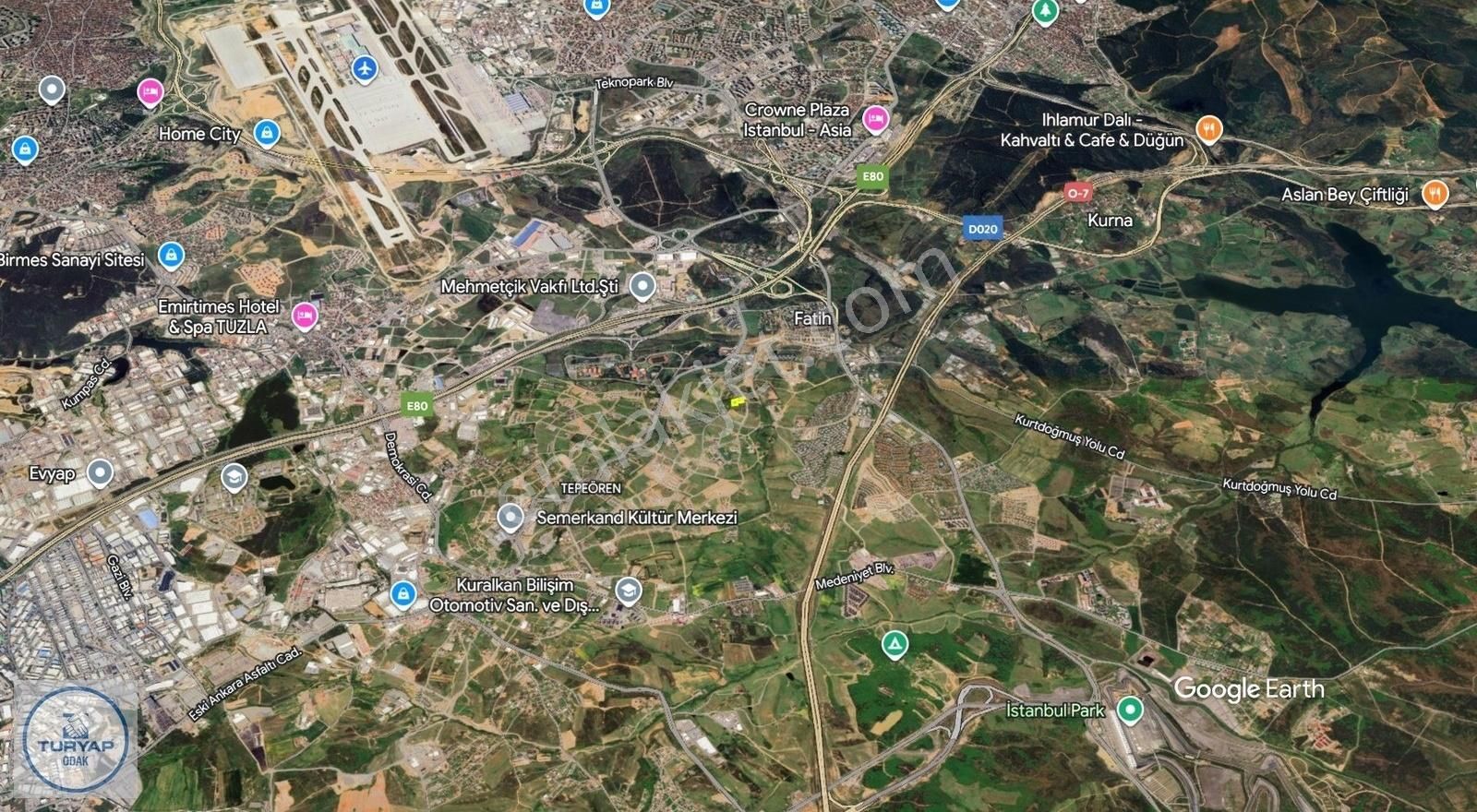 Tuzla Tepeören'de Villa İmarlı 246m2 Arsa Hissesi - Görsel 5