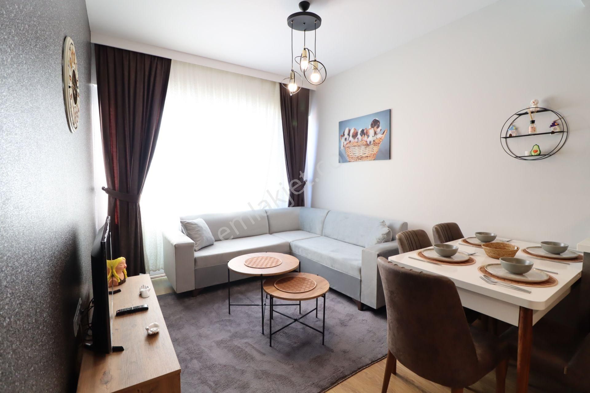 Türk Emlak Ofisi'nden Havuzlu Sitede Eşyalı 1+1 Kiralık Daire - Görsel 14