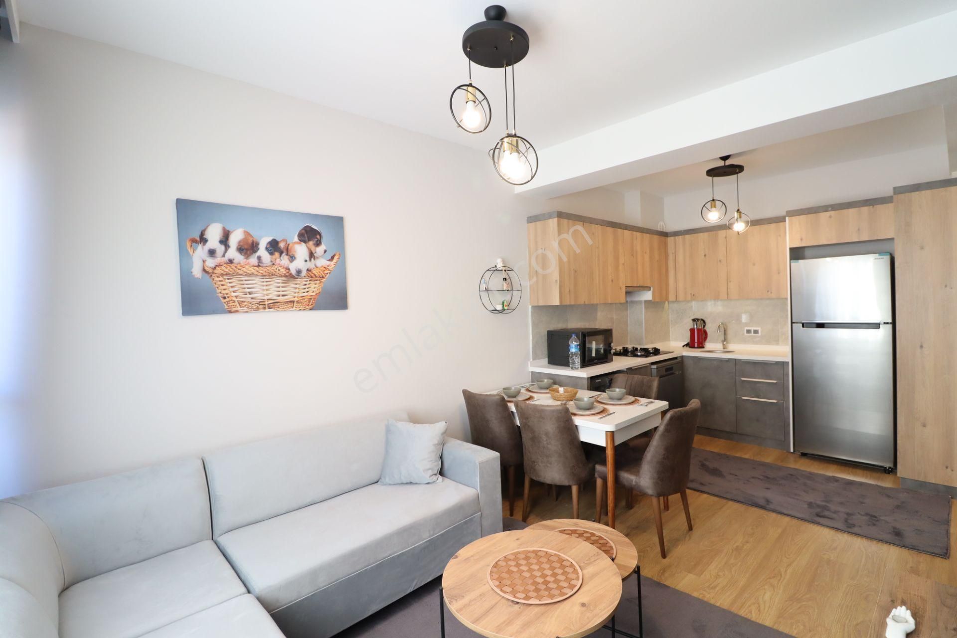 Türk Emlak Ofisi'nden Havuzlu Sitede Eşyalı 1+1 Kiralık Daire - Görsel 4