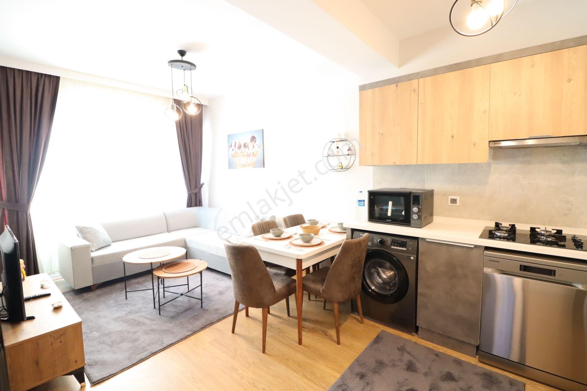 Türk Emlak Ofisi'nden Havuzlu Sitede Eşyalı 1+1 Kiralık Daire - Görsel 13