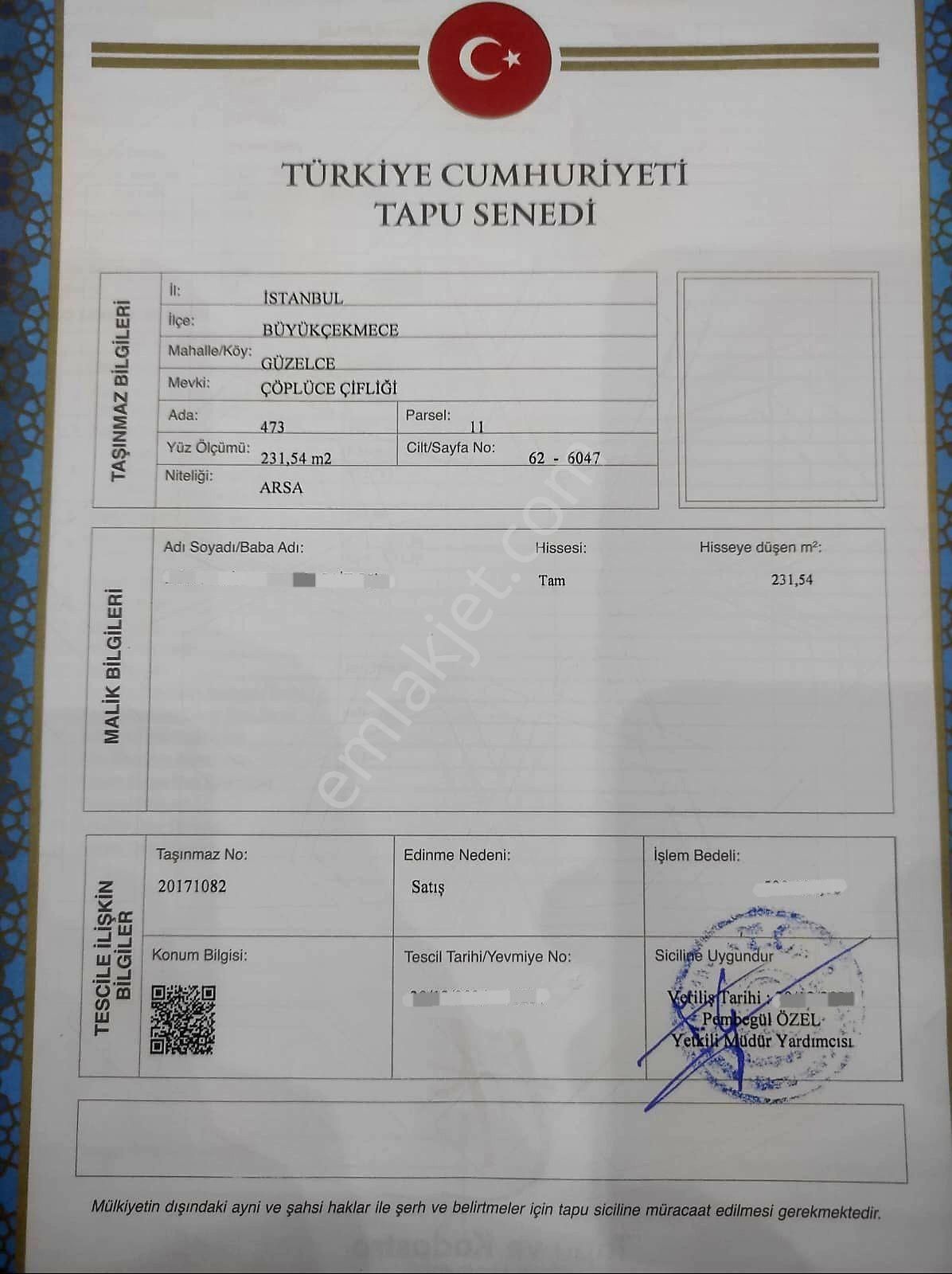 İstanbul Büyükçekmece Güzelce Satılık Arsa - Görsel 4