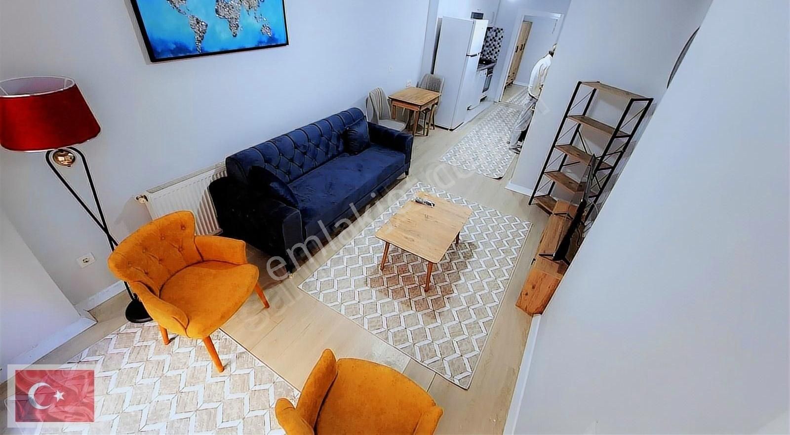 Metroya Çok Yakın 1+1 Full Eşyalı Çift Teraslı Harika Daire - Görsel 20