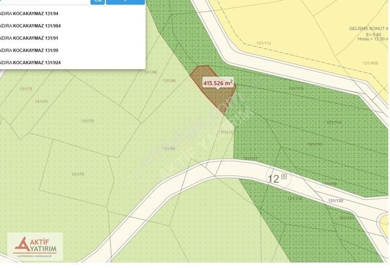 Kandıra'da Organizeye Çok Yakın Kısmi İmar İçinde 4124 M2 Tarla - Görsel 11