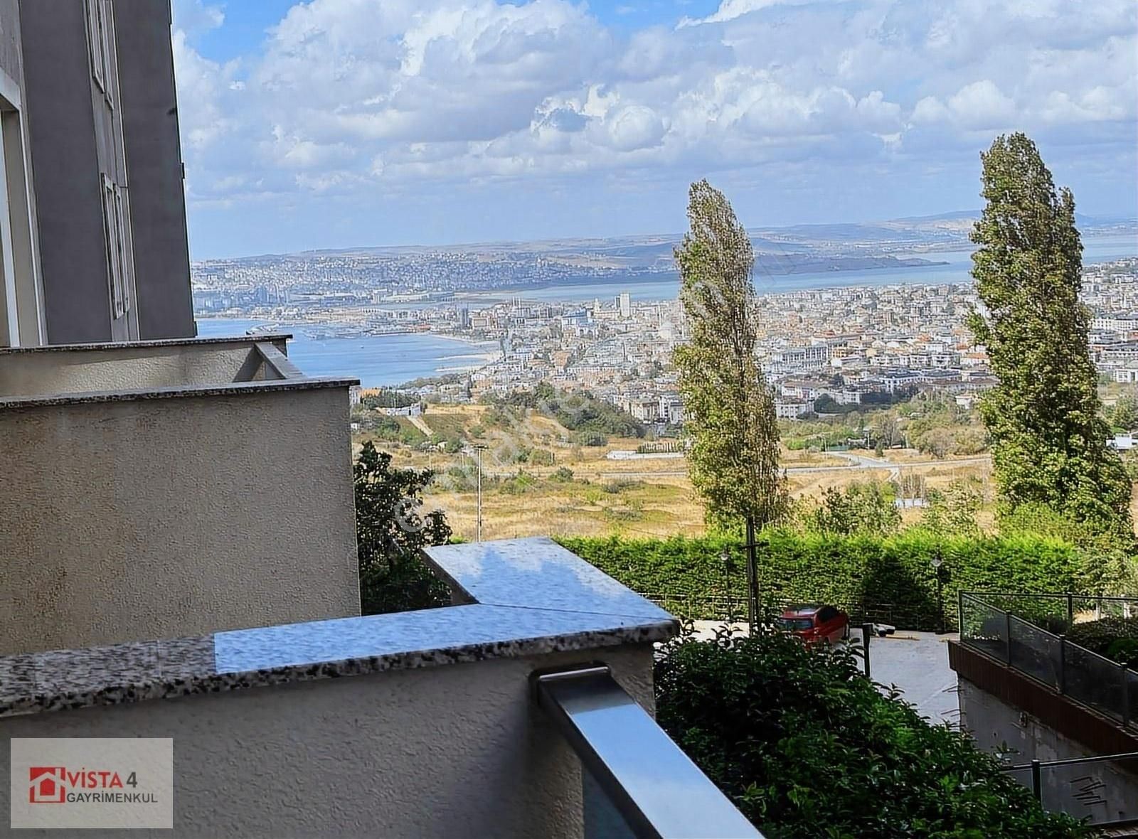 Doğa Panoroması Sitesi 2+1 Deniz Manzaralı Ful Yapılı Temiz Dair - Görsel 13