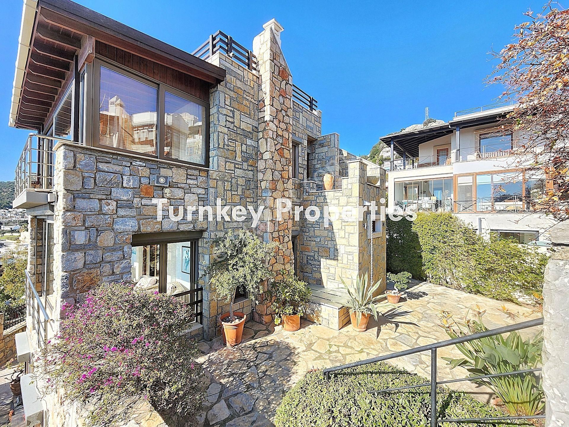 Bodrum Kalesi Ve Deniz Manzaralı Satılık Müstakil Ev - Görsel 4