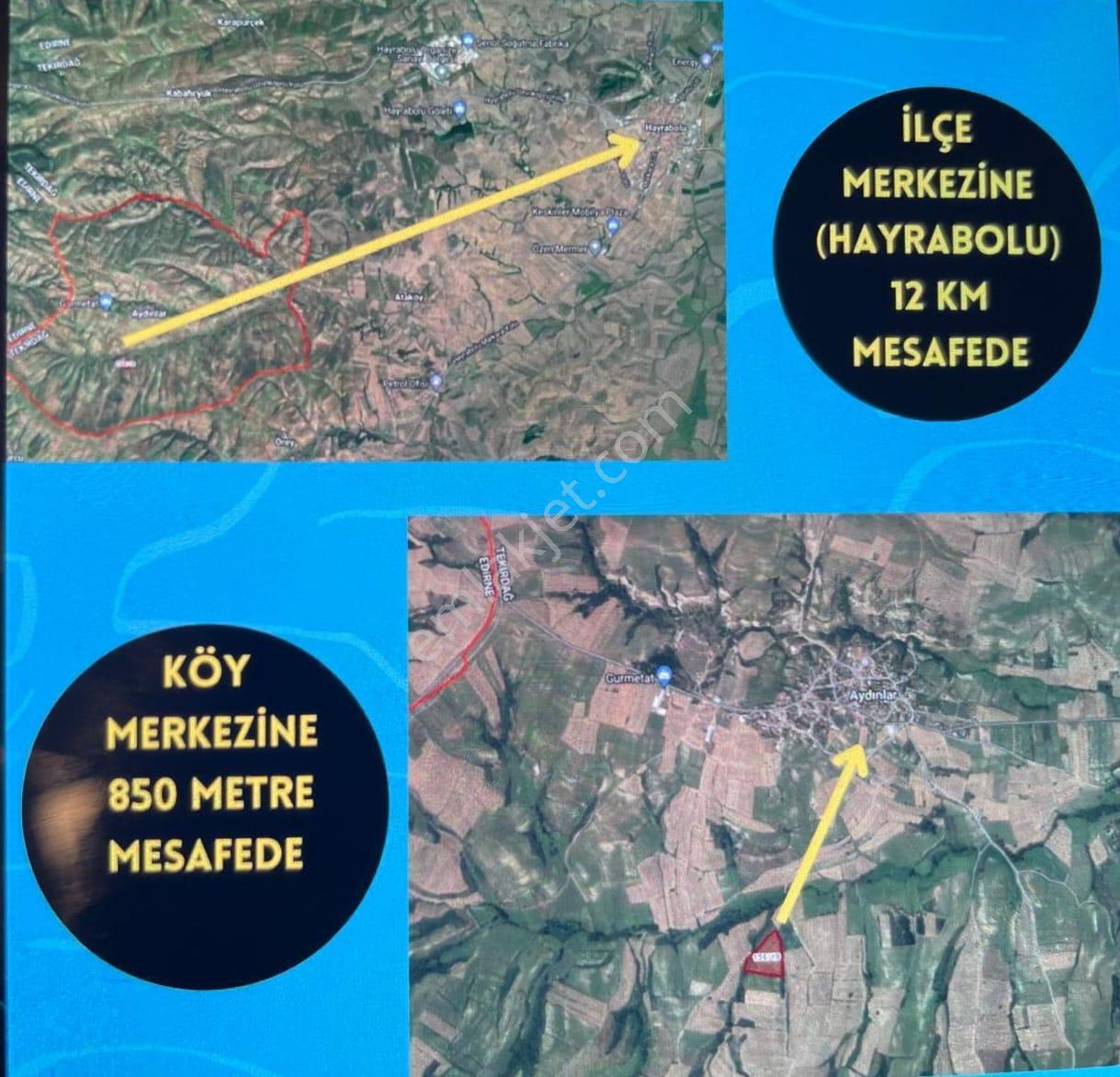 Tekirdağ Hayrabolu Aydınlarda 20.400 M2 Arazi - Görsel 4