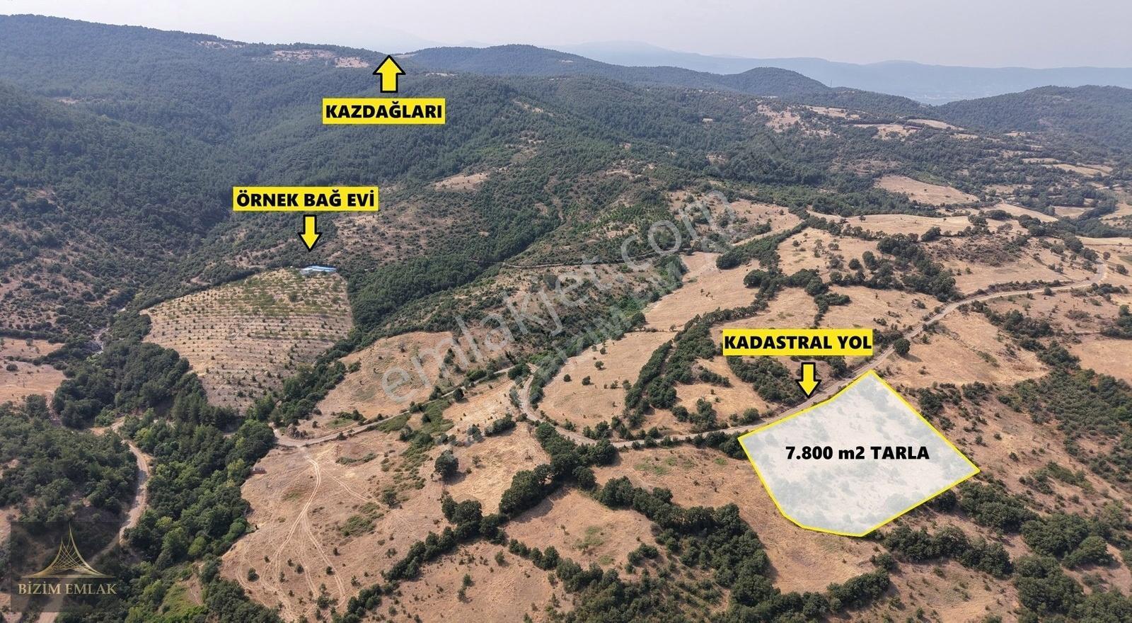 Bayramiç Kaykılar Köyünde Bağ Evi Yapımına Uygun Tarla - Görsel 28