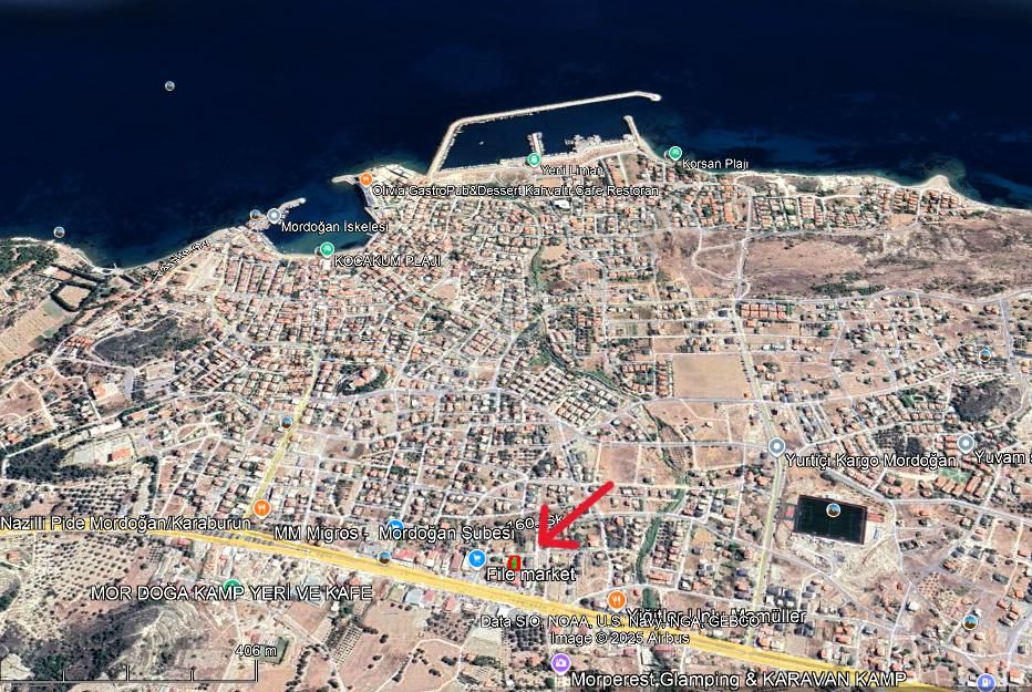 Karaburun Mordoğan Merkez’de Caddeye Çok Yakın Villa İmarlı Arsa - Görsel 8