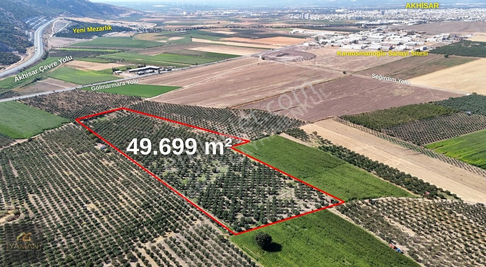 Hacıishak Mah. 49.699 M² Yeraltı Sulama Sis. Satılık Zeytinlik - Görsel 18