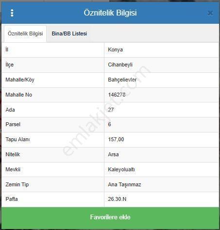 İsmail Şener Gayrimenkul' Den Cihanbeyli Merkezde Satılık 942 M2 Konut İmarlı Arsa - Görsel 7