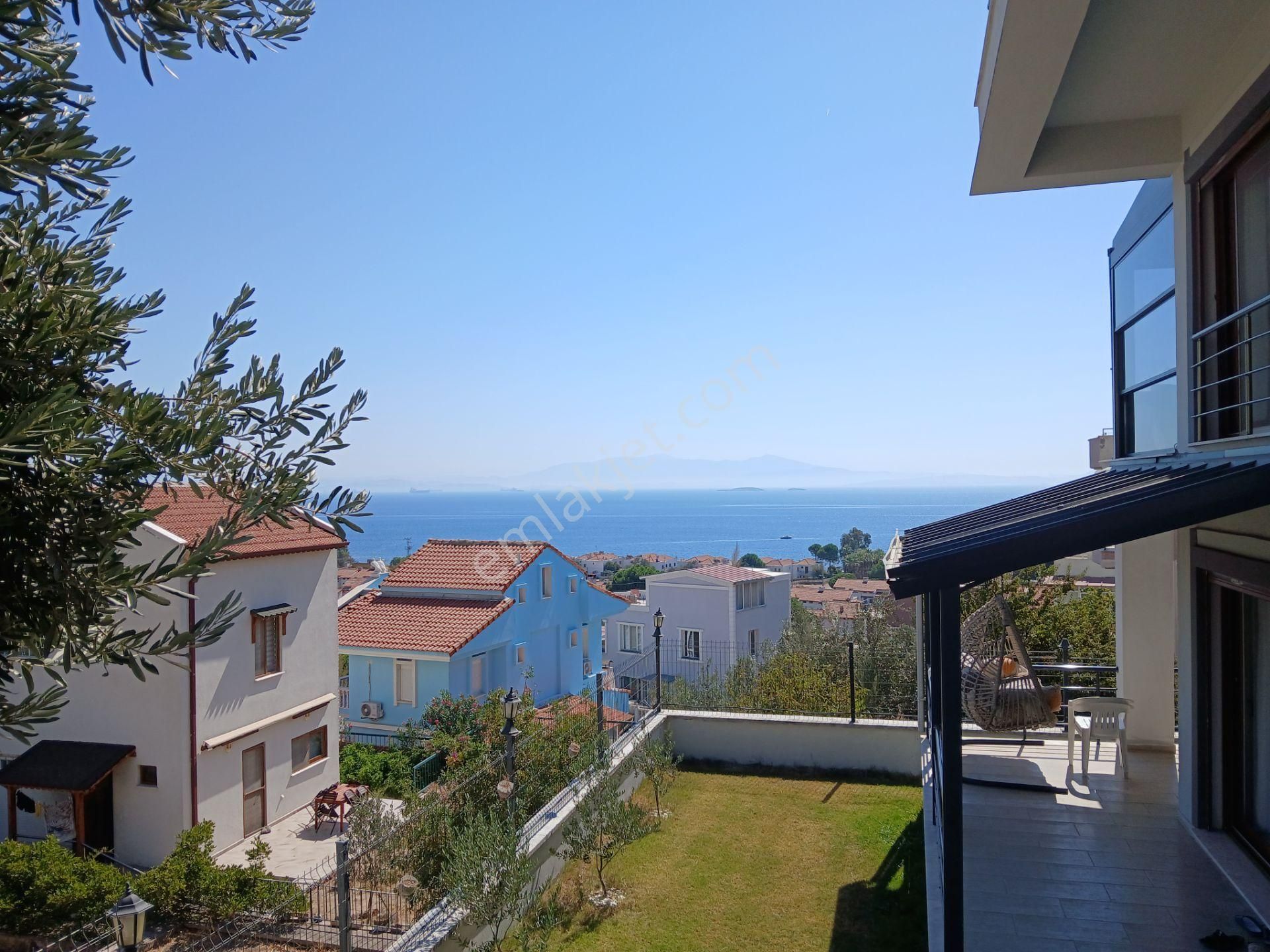 İzmir Dikili Çandarlı Satılık Deniz Manzaralı Tripleks Villa - Görsel 4