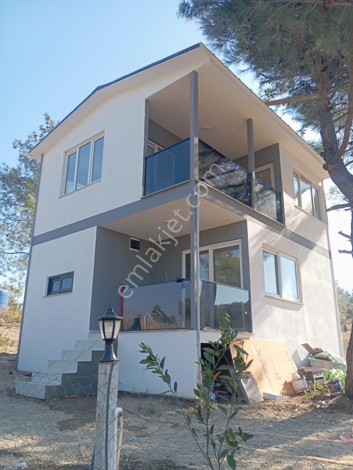 Çapak Köyünde Dümbüldek Mevkii 202m2 Arsa İçinde 85m2 Dubleks Sıfır 2+1 Satılık Parselli Zeytinlik