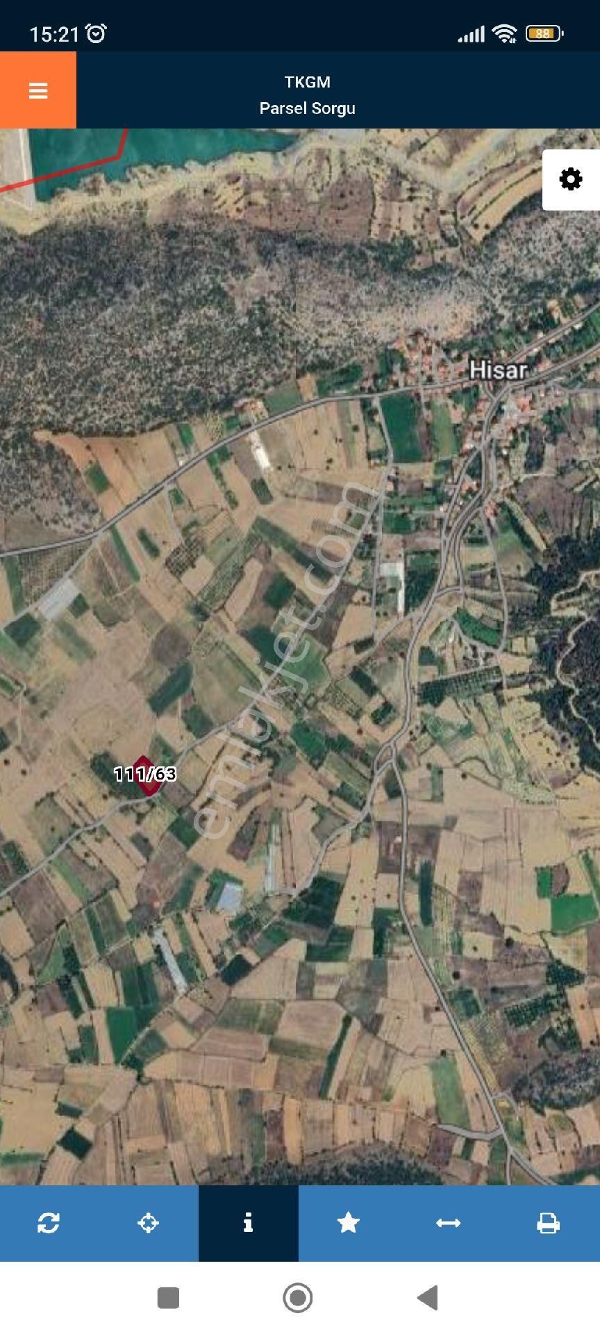 Burdur Ağlasun Hisarköy'de Satılık Kadastro Yoluna Sıfır - Görsel 2