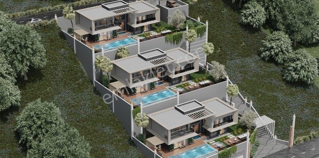 Alanya Tepe Mah.deniz Kale Manzaralı Ultra Lüks Satılık Villalar - Görsel 31