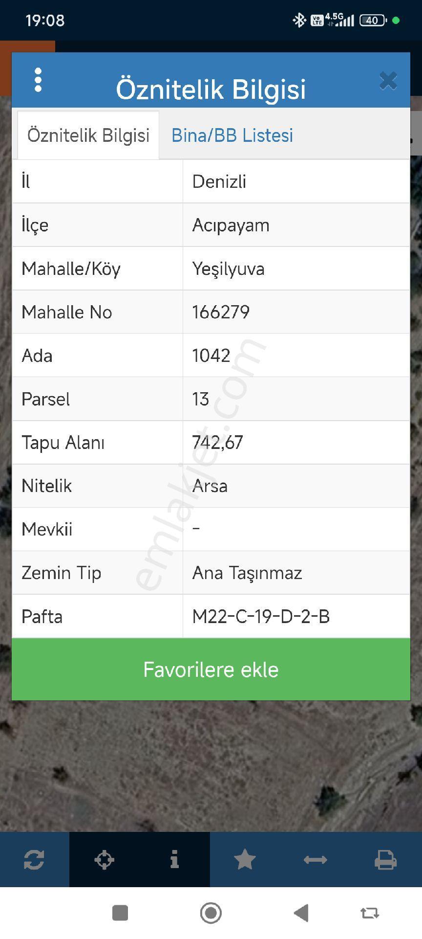 Acıpayam Yeşilyuva Konut İmarlı Satılık Arsa - Görsel 3
