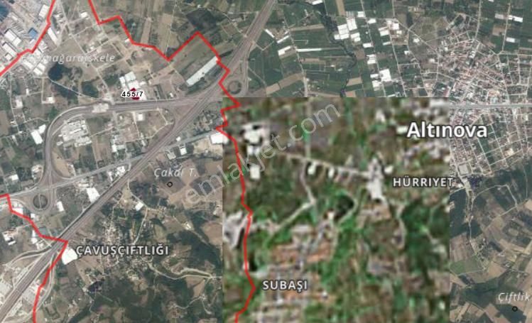 Altınova Çavuşçifliğinde Sanayi İmarlı 2375m² Mustakil Parsel Satılık Arsa Osmanlı Emlak - Görsel 5
