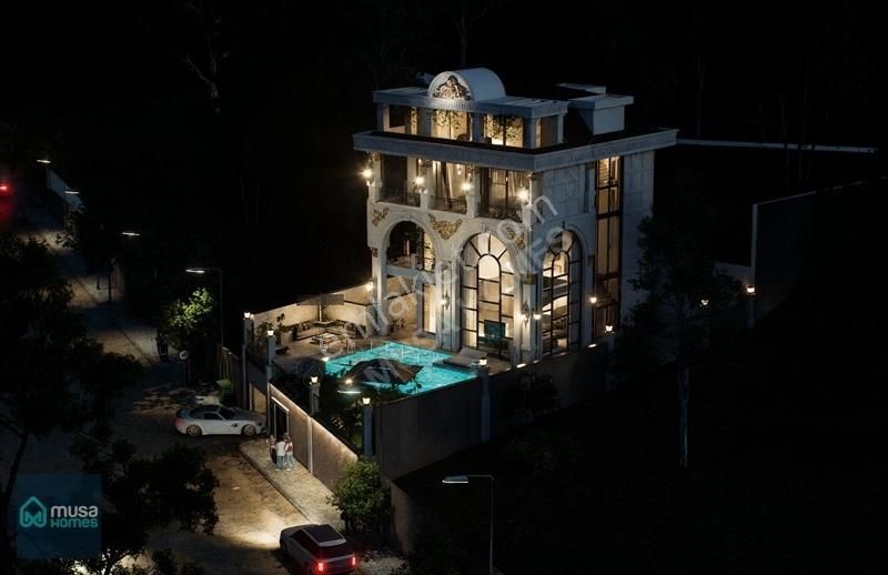 Alanya Merkeze En Yakın Ultralüks 5+1 Müstakil Villa - Görsel 21