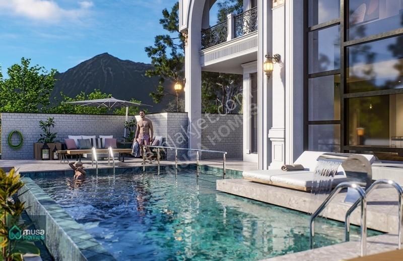 Alanya Merkeze En Yakın Ultralüks 5+1 Müstakil Villa - Görsel 30