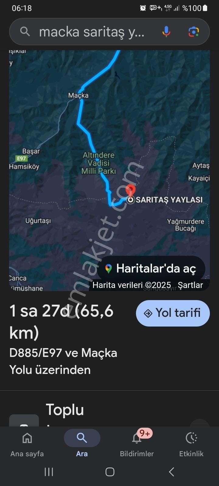 Trabzon Maçka Sarıtaş Yaylasında Satılık Yayla Evi - Görsel 7