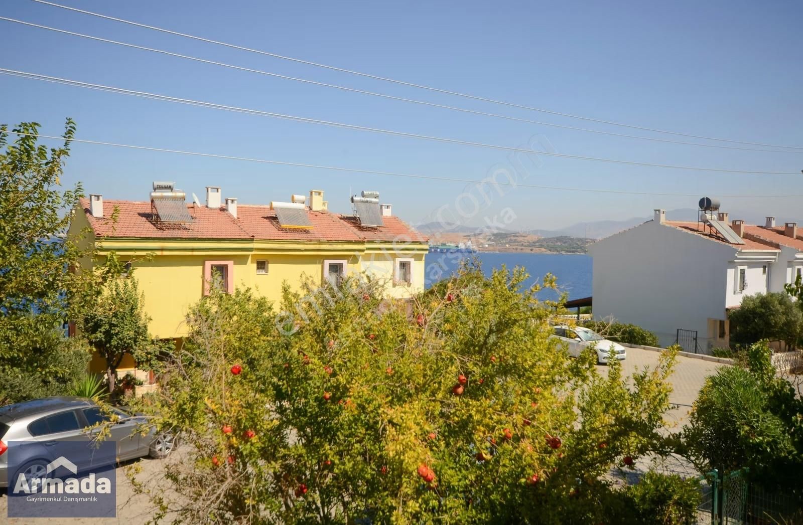 Yenifoça Martıkent Sitesi Satılık Bahçeli Havuzlu Dubleks Villa - Görsel 17