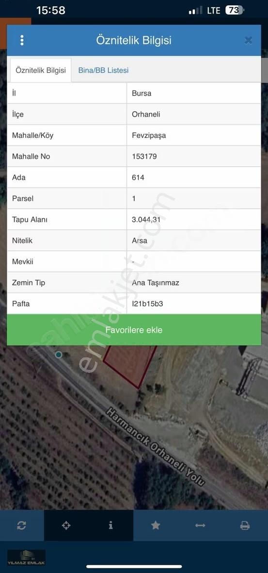 Bursa Orhaneli Fevzi Paşa Mah Ticari İmarlı - Görsel 8
